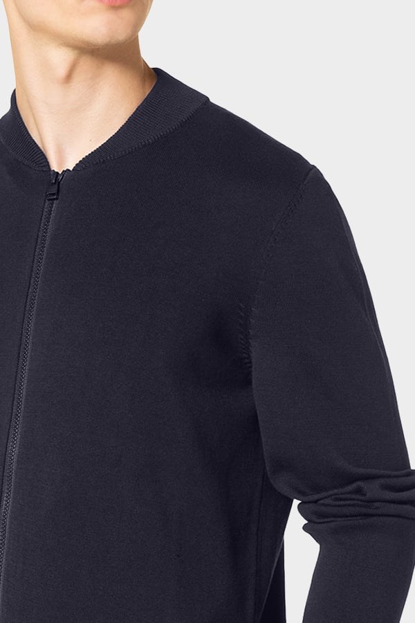 ΠΛΕΚΤΗ ΖΑΚΕΤΑ HUGO - 410 ΜΠΛΕ